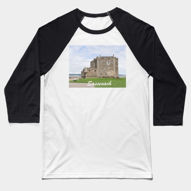 Blackness Castle - Fort William in Outlander Baseball T-Shirt by goldyart